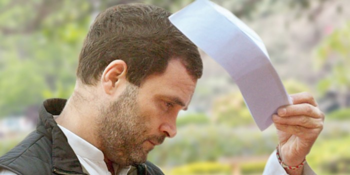 हार का योद्धा, राहुल गाँधी
