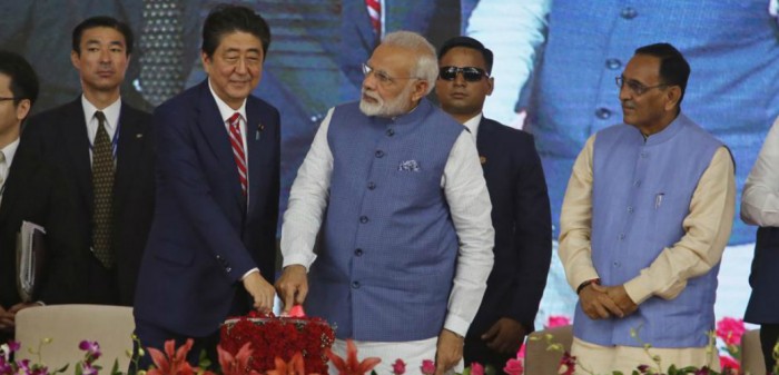 बुलेट ट्रेन का प्रोजेक्ट भारत में मुफ्त में शुरू हुआ  - पीएम मोदी