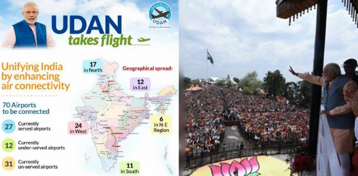 आम आदमी की हवाई उड़ान को मोदी ने दिए पंख: सिर्फ 2500 में हवाई यात्रा शुरू  