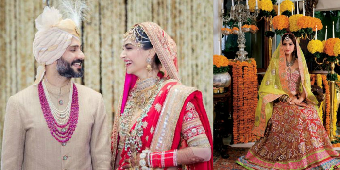 Sonam Kapoor Wedding: सिख रीती रिवाज से हुई सोनम कपूर की शादी, लाल जोड़े में लग रही थी बेहद खूबसूरत