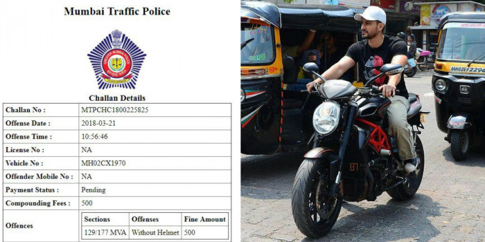 कुणाल खेमू की बिना हेलमेट बाइक राइडिंग की तस्वीर पर मुंबई पुलिस ने काट दिया ई-चालान