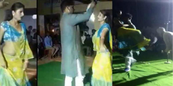 राजद नेता ने महिला डांसर के साथ कर दी अश्लील हरकत, वीडिओ हुआ वायरल