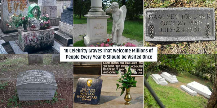 10 Celebrity Graves Turned Tourist Attractions That Prove They Are Still Remembered