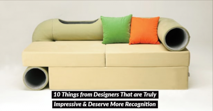 10 Impressive Things Created by Designers with Creativity Level = 100