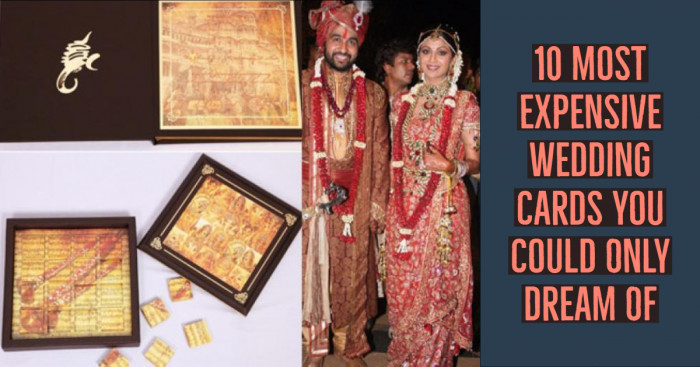10 Most Expensive Wedding Cards You Could Only Dream Of