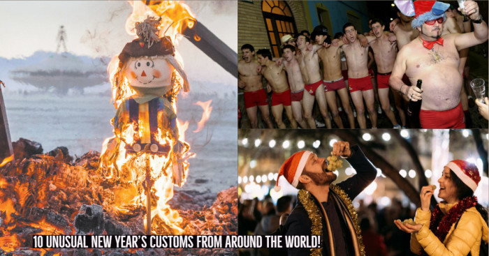 10 Unusual New Year’s Customs from Around the World!