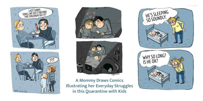 12 Oh-So Relatable Comic Strips Depicting a Mom’s Daily Struggles in Quarantine 