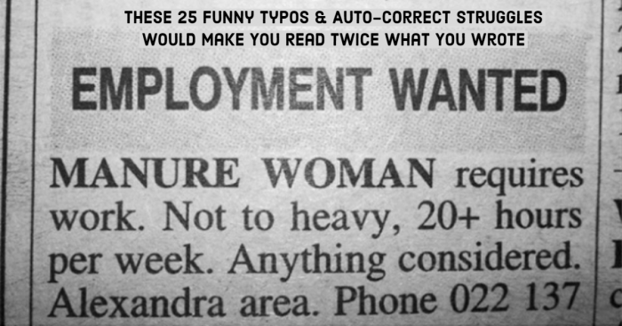 25 Funniest Typos & Auto-Correct Fails That Went Viral (#10 is Hilarious)