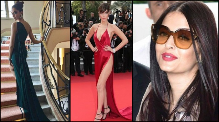 Cannes 2017: दीपिका पादुकोण ने बिखेरा हुस्न का जलवा - बेला हदीद हुई उप्स मोमेंट का शिकार