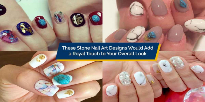6 Mind-Blowing Stone Nail Art Designs to Beautify Your Toenails & Fingernails