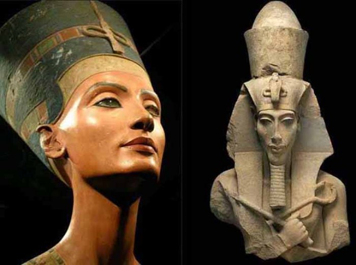 Akhenaten & Nefertiti - Eighteenth Dynasty In Egyptian Mythology