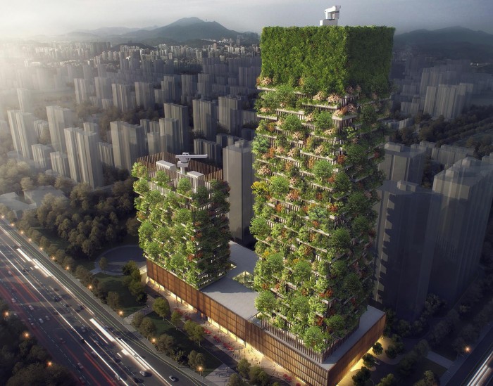 Asia’s First Vertical Forest Produces 132 Pounds of Oxygen Everyday