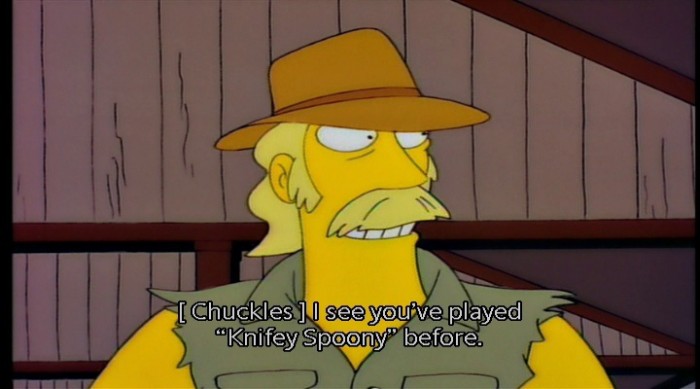 Knifey Spoony: The Game Only True Simpsons Fans Will Know