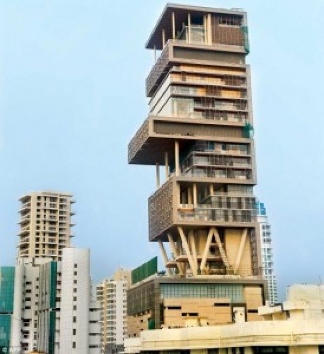 Mukesh Ambani Lives In A House Worth INR 67997450000!!