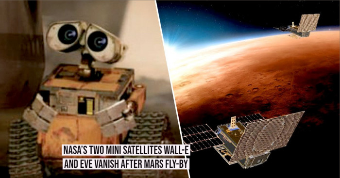 NASA’s Two Mini Satellites WALL-E and EVE Vanish After Mars Fly-By