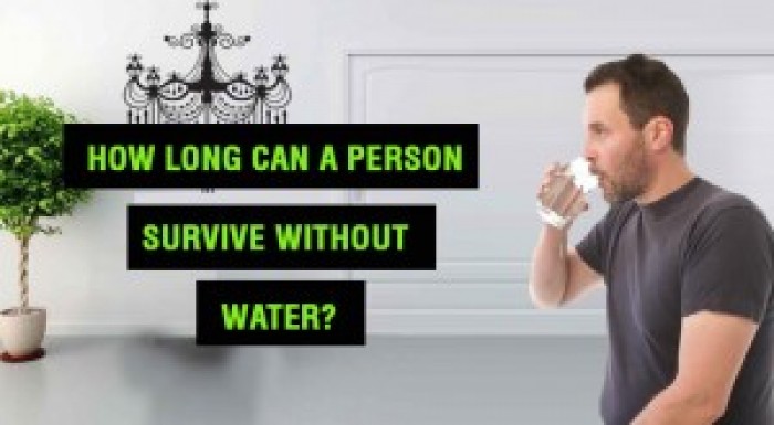 Omg! A Man Can Live This long Without Water