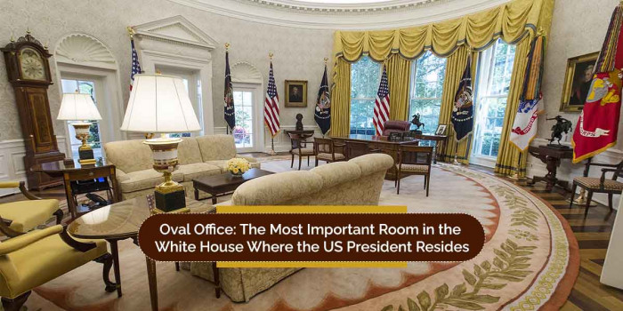 Oval Office: The Formal Working Space of the US President Featuring Artworks