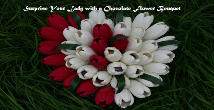Surprise Your Lady with a Chocolate Flower Bouquet