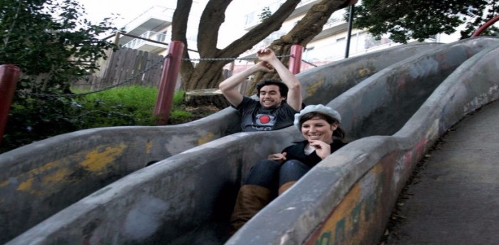 Take An Adventurous Ride to the Seward Street Slides In San Francisco