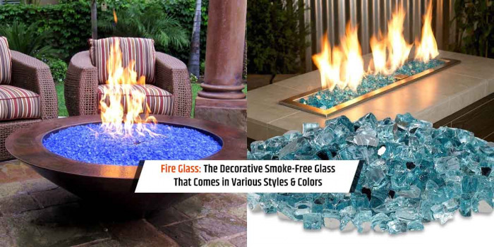 The Smoke-Free Fire Glass is a Safe Decorative Alternative to Regular Glass