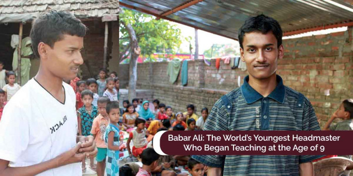 The Story of the Youngest Headmaster in the World ‘Babar Ali’