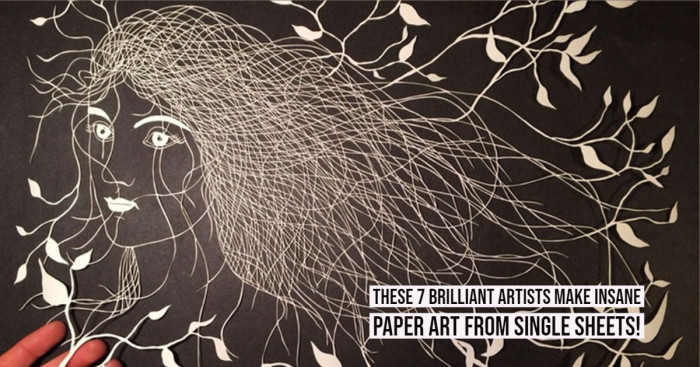 These 7 Brilliant Artists Make Insane Paper Art from Single Sheets!