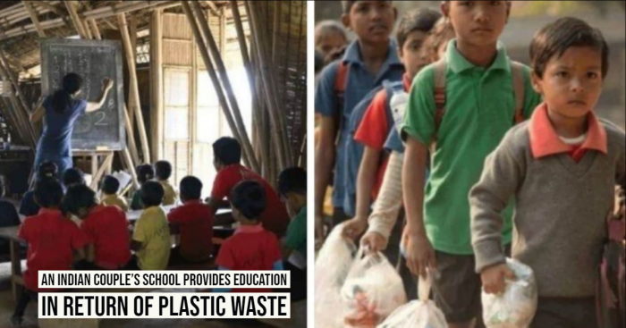 This Unique School Accepts Plastic as School Fee, Transforms the Town