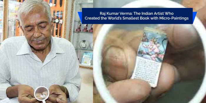 This is the World’s Smallest Book with Miniature Paintings by Raj Kumar Verma