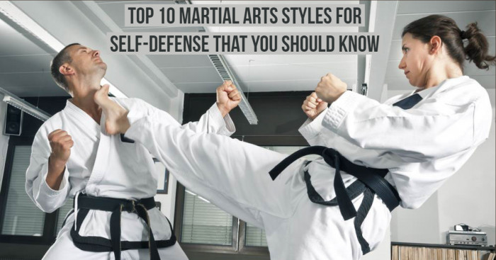 Top 10 Martial Arts Styles for Self-Defense That You Should Know