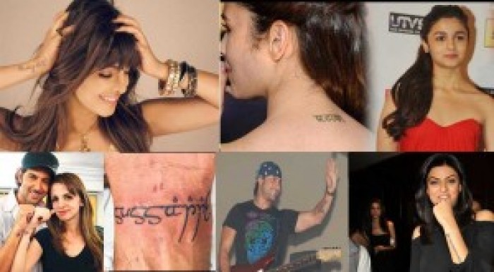 Top 5 B-Town Overwhelming Celebrities with Tattoo’s