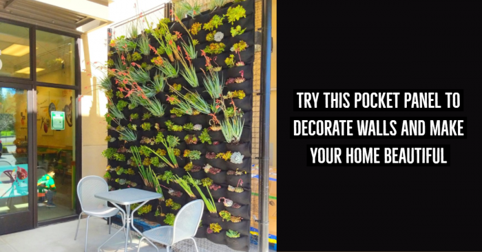 Try This Pocket Panel to Decorate Walls and Make Your Home Beautiful