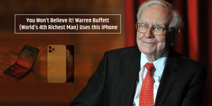 Warren Buffet Upgrades His Phone from Samsung Haven Flip Phone to iPhone 11