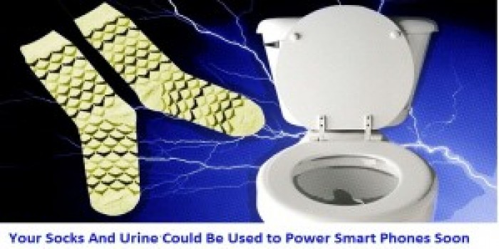 Your Socks And Urine Could Be Used to Power Smart Phones Soon