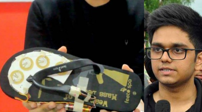 महिलाओं की सुरक्षा के लिए 17 साल के नौजवान ने बनाये ElectroShoe