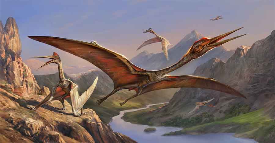 flying dinosaur quetzalcoatlus